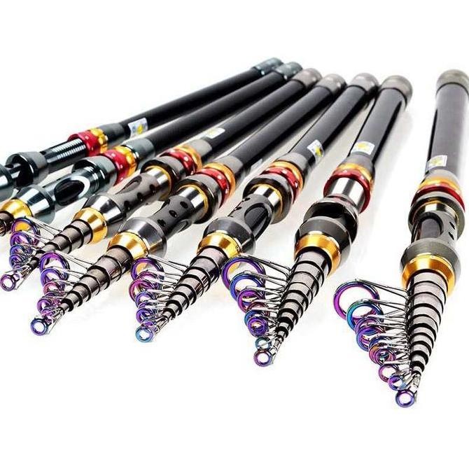 Fishing Antena Joran Walesan Pancing Ikan Carbon Fiber Teleskopik
