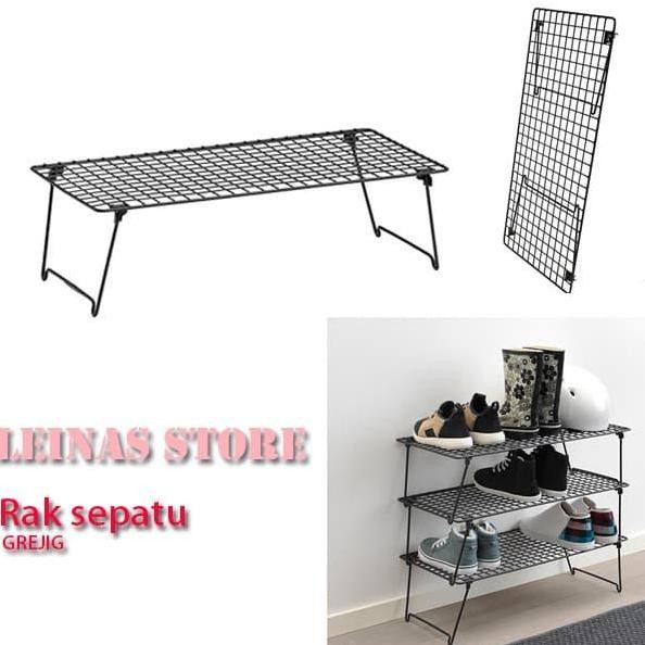 Rak Sepatu Lipat Bisa Tumpuk Keatas Baja HC