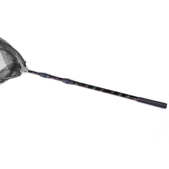 serokan ikan lipat besar serok jaring panjang telescopic aluminium