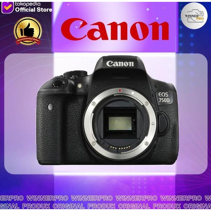 Kamera Canon Eos 750D Body Only - Canon Eos 750D