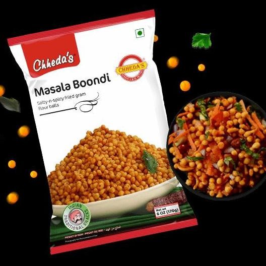 

Silahkan Order] CHHEDA'S MASALA BOONDI 170GM