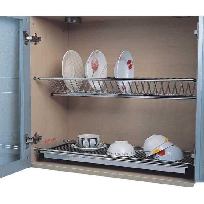 TERBARU Fiorentino Rak Piring / Rak Piring Lemari Sink Stainless CX1208-500
