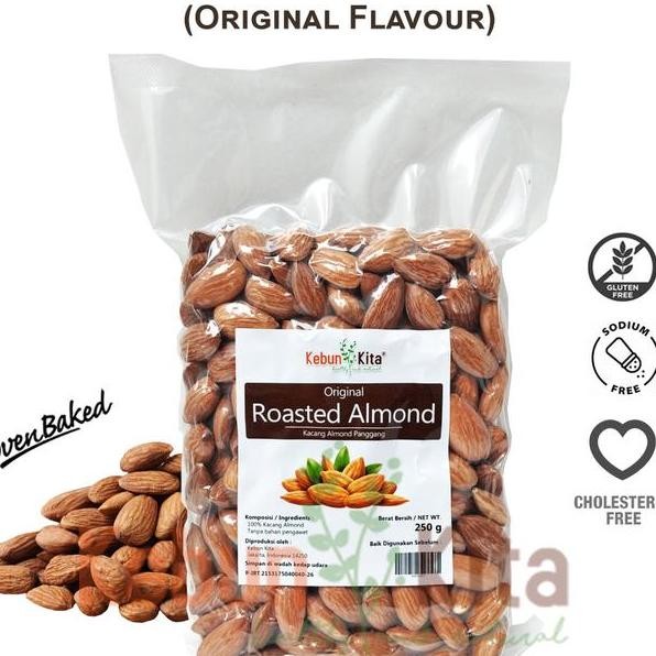 

Kebun Kita Kacang Almond Panggang 250Gr Roasted Almond