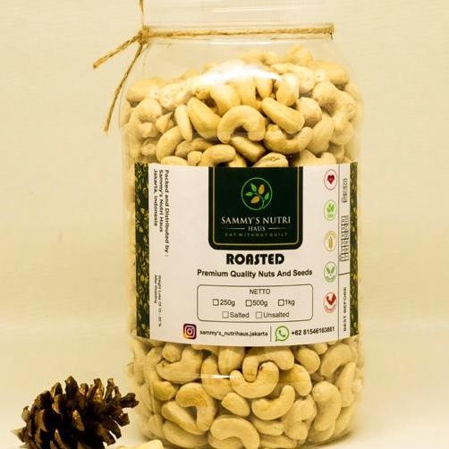 

Roasted Ed Cashew W320 1Kg Kacang Medemete Panggang Asin