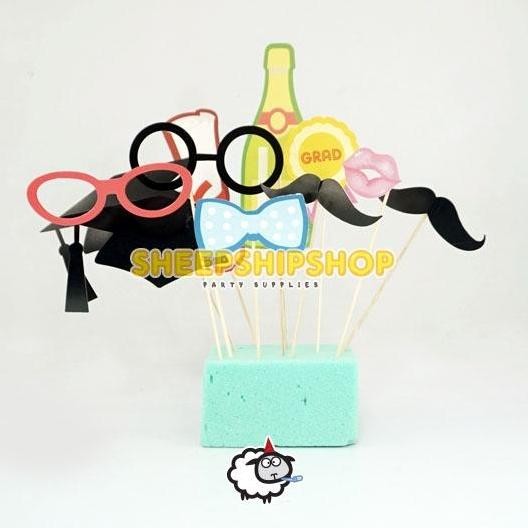 ] Photo Booth Props Graduation Kelulusan Pesta Mahasiswa Sekolah
