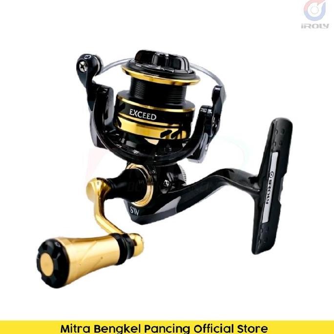 Reel Iroly Exceed Carbon Body  500 - 1000 Salt Water Mini Ultralight Reel Pancing Original