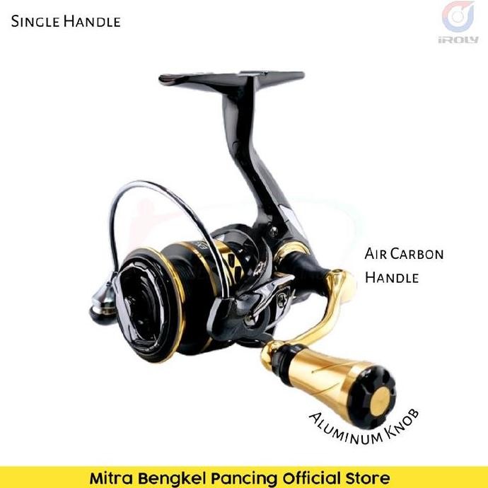 Reel Iroly Exceed Carbon Body  500 - 1000 Salt Water Mini Ultralight Reel Pancing Original