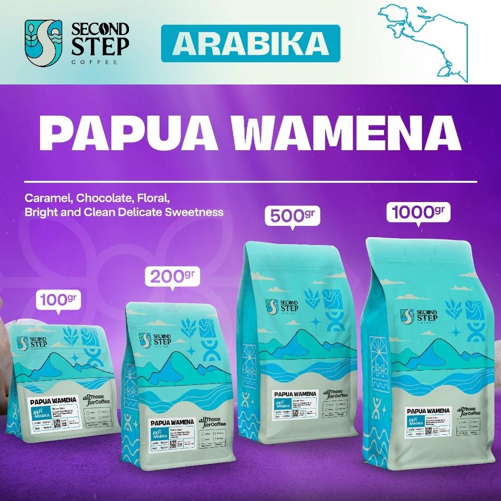 

Ready!! Biji Kopi Bubuk Arabika Papua Wamena Arabica Coffee Beans Coffe Bean