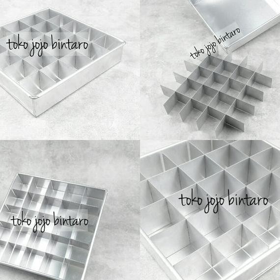 

Loyang Full Alumunium Brownis Sekat Lysk20 Cetakanloyang Kue