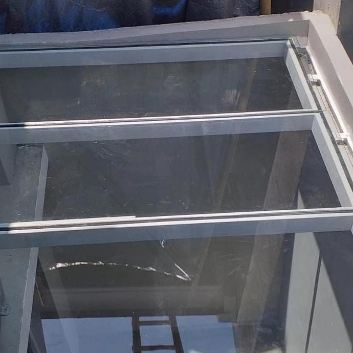 BEBAS ONGKIR - kanopi jemuran atap kaca