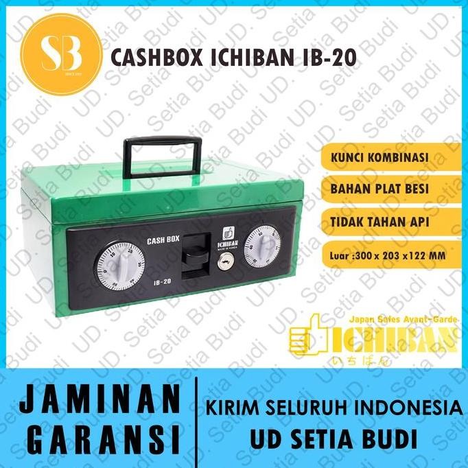PROMO DISKON - Cashbox Ichiban IB-20 nkas Simpan Uang