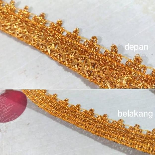 

hanya disini] Renda India / Renda Emas 1312 (17 yards - lebar 2.5 cm)