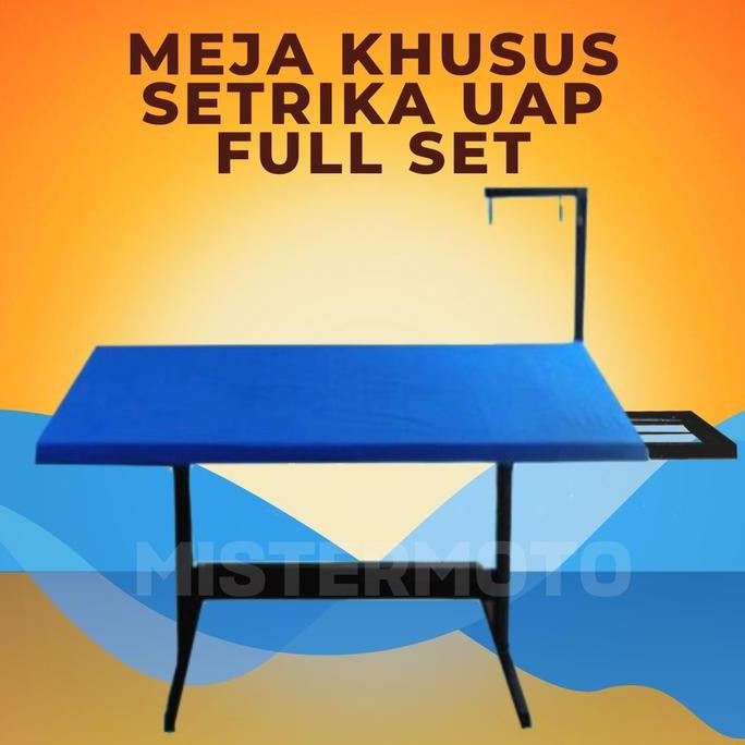 NEW - Meja Setrika Uap Boiler MISTERMOTO Lengkap Bergaransi TAHUN