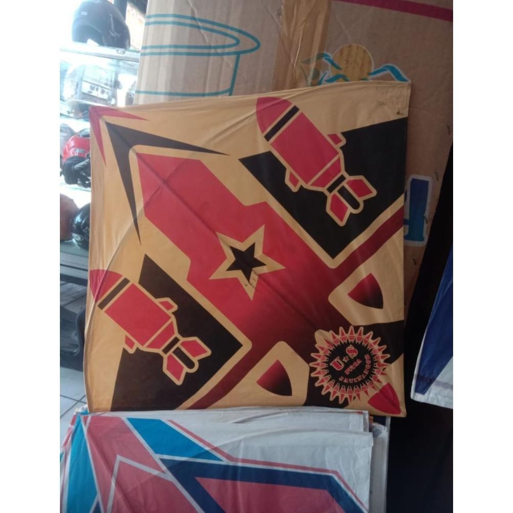 Bahan Terbaik Layangan Sukhoi Sukoi Kertas Sablon Biasa Bukan Kertas Minyak Harga Per Pcs