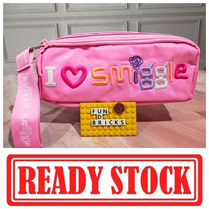

Smiggle Pencil Case Oblong Pink Tempat Pensil Alat Tulis