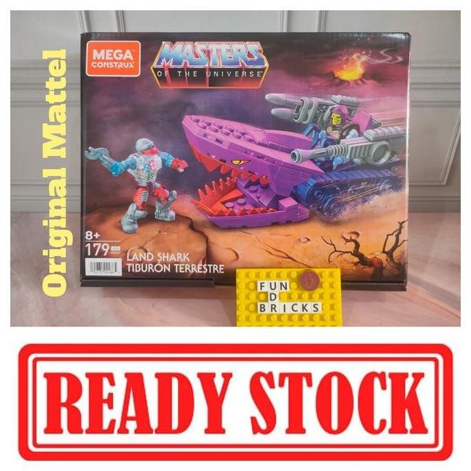 Mega Construx Land Shark Mattel Original Brick