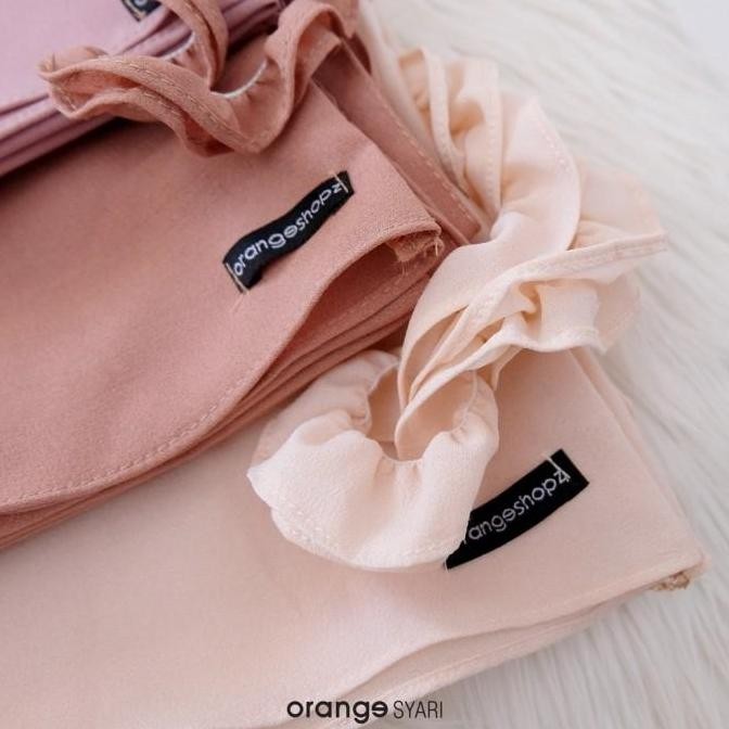 Hijab Instan Bergo Tali Kriwil / Aisyah Daily Bergo Ruffle Kriwil
