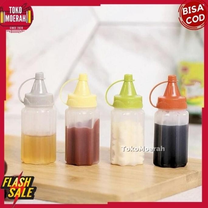 BOTOL SAUS KECAP MINI POLOS MN-1080 BOTOL SAUS BEKAL BENTO KECIL UNIK