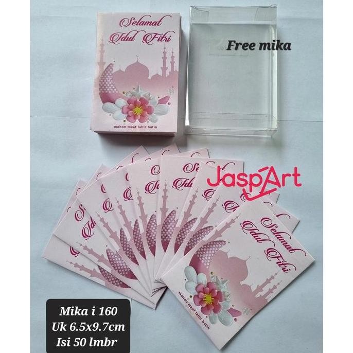 

Amplop Lebaran Hari Raya Idul Fitri Ready Stock Kotak Mika Isi 50
