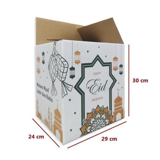 

Box Parcel Lebaran Dus Parsel Sembako Hari Raya Idul Fitri 24X29X30 Cm