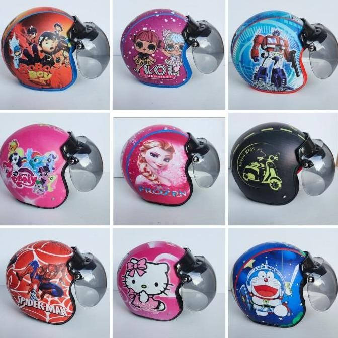 helm bogo anak usia 3-7tahun
