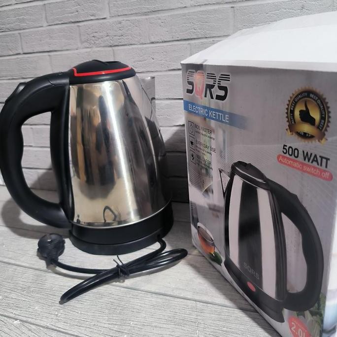 Meiko Electric Kettle Mk-157 Teko Stainless Listrik 2 Liter
