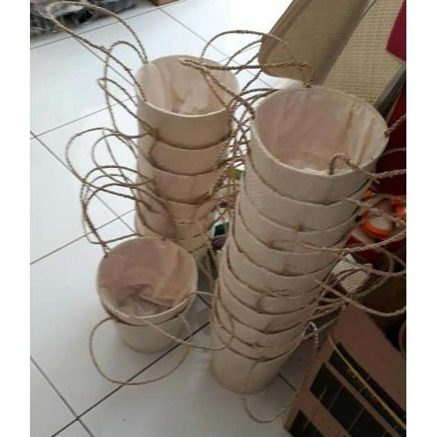 Tas Toples Kue Lebaran Tali Lara Anyaman Pandan/ Bingkisan Kue Lebaran