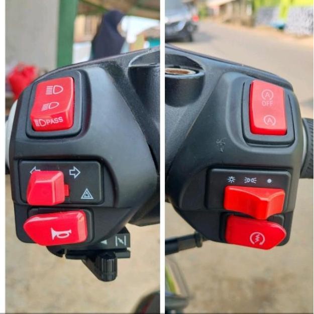 Promo SAKLAR MIO VIETNAM KIRI KANAN SET PLUS HAZARD HOLDER SAKLAR HAZARD MIO SOUL MIO SPORTY MIO J M