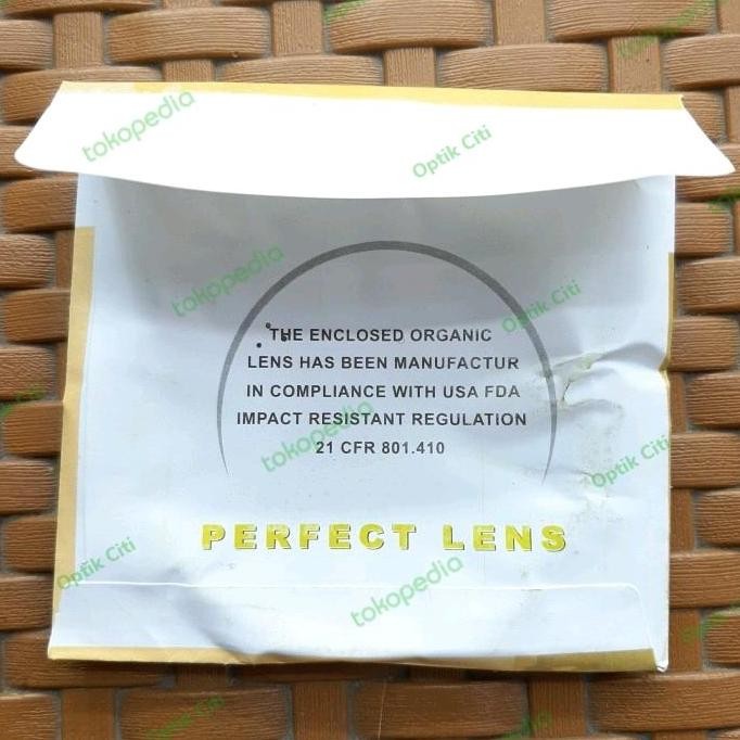 Lensa Kacamata Minus Bahan Kaca Anti Radiasi Index 1.5