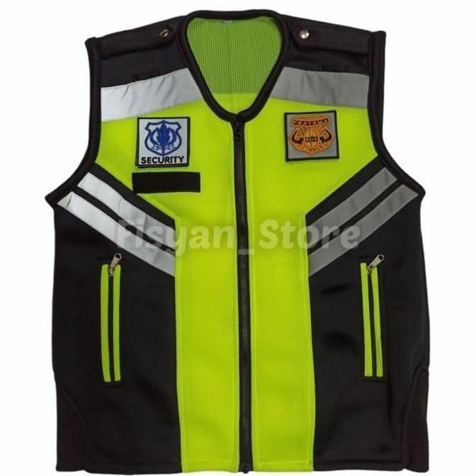 Rompi Security | Rompi Satpam | Rompi Polisi Double Mesh LL