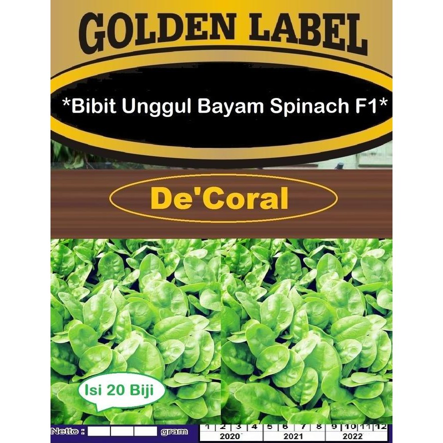 Bibit Unggul Bayam Spinach F1 | Benih Bayam Brazil