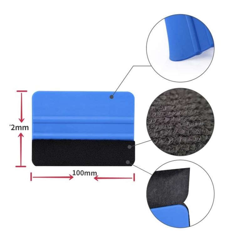 Rakel scrapper Kape Biru Alat Bantu Pasang Stiker Sticker Kaca