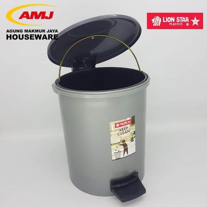 C-Injak Bundar Tempat Sampah Injak 10 Liter Lion Star