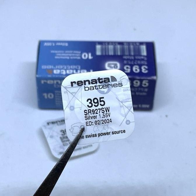 Baterai Renata 395 SR927SW Original 399 SR927 SR927W Swiss Made