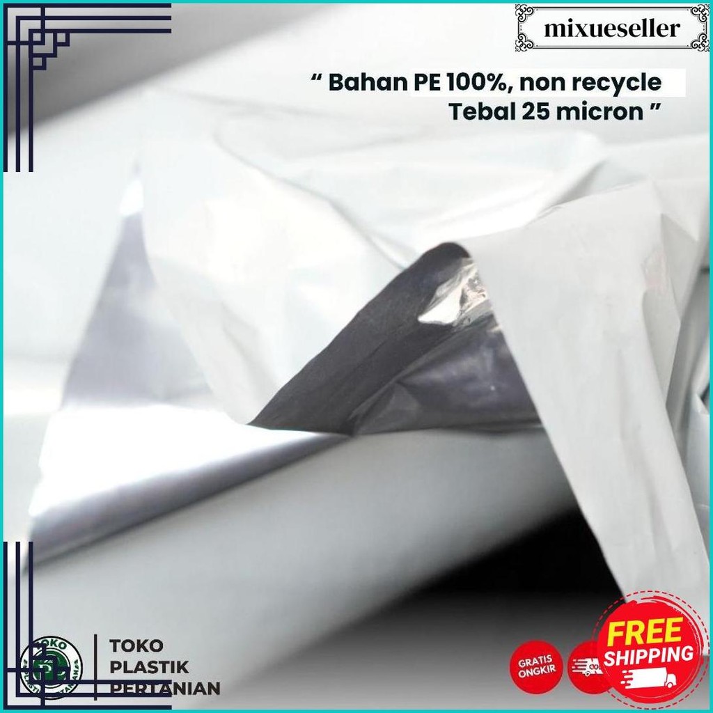 Plastik Mulsa Perak 1 Roll 8 Kg Mulsa Grenjeng Lebar 90 Cm Terlaris