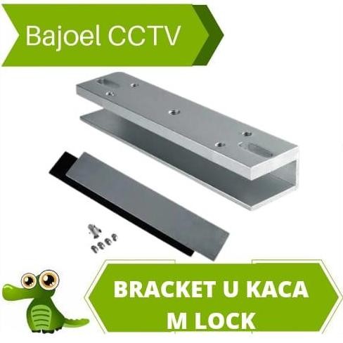 TERBARU - BRACKET U M LOCK KACA