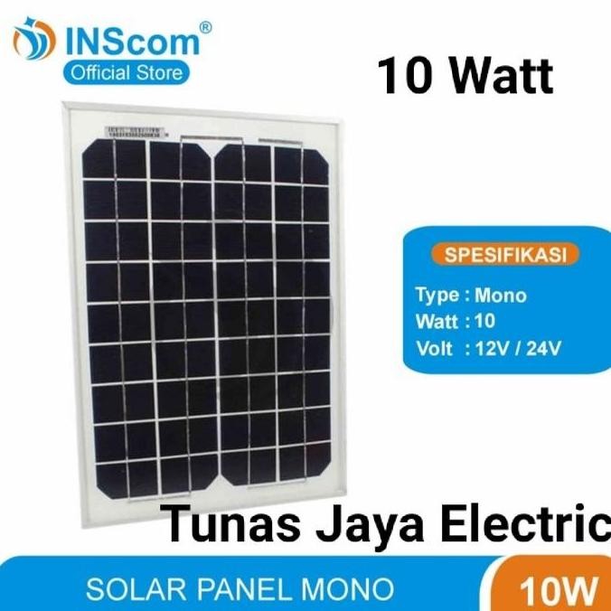 Solar Panel / Panel Surya / Solar Cell 10WP MONO INSCOM