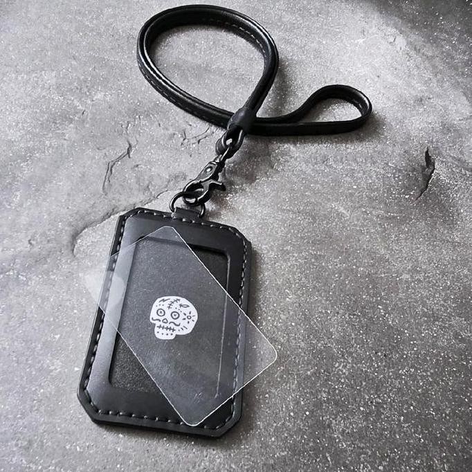 

NEW BDS DISTRICT , Leather Mens Lanyard ID card Holder