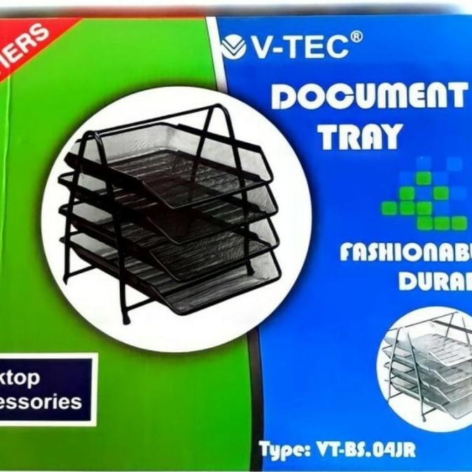 

Letter Tray / Bak Surat Besi V-Tec 4 Susun VT-BS.04JR