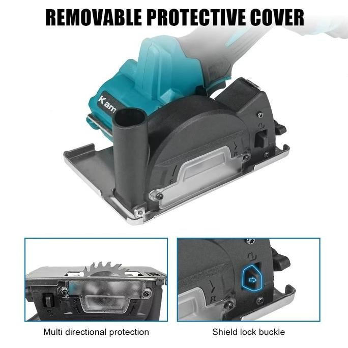 Gergaji Circular Saw Baterai 18V Brushless High Power -Circular Saw Baterai 18V Portable Tanpa Kabel