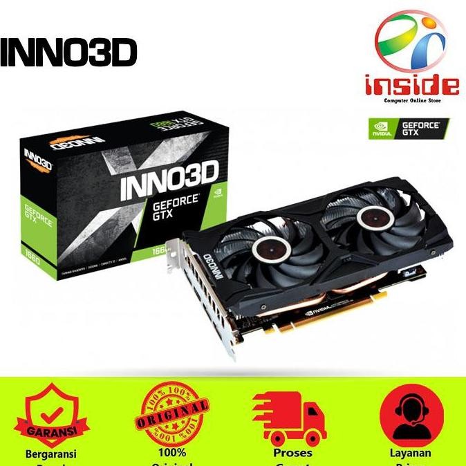VGA INNO3D GeForce GTX 1660 Twin X2 6GB 192BIT GDDR5 Directx12