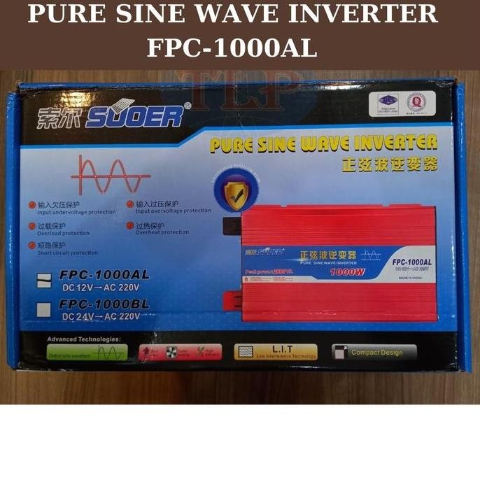 Inverter SUOER pure sine wave inverter 1000 watt FPC-1000A Original