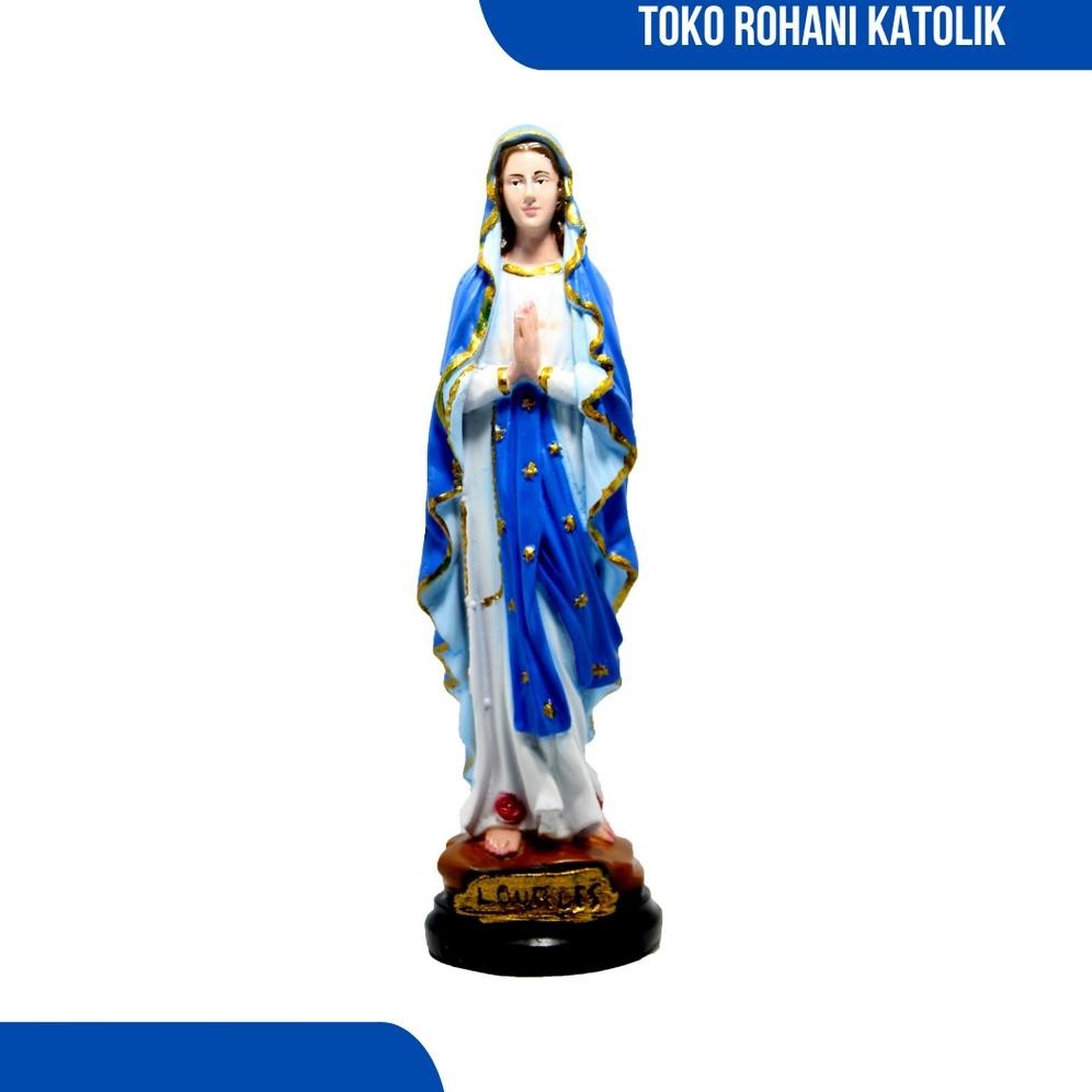 Patung Maria LORDES 30 cm / Patung Maria 30 cm / Patung Maria Besar / Patung Bunda Maria Promo