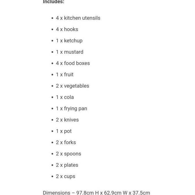 Mainan Electronic Kitchen Redbox 21206