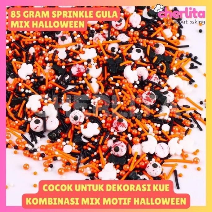 

Sprinkle Hiasan Kue Halloween Pesta Hantu Horror Spooky Gula Dekorasi