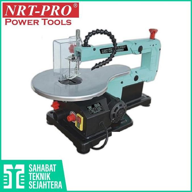 NRT-PRO Mesin Scroll Saw 16 Inch Gergaji Triplek Ukir Jigsaw Jig Duduk