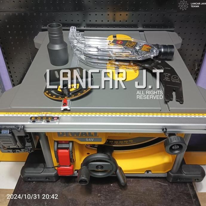 DEWALT DCS7485N XR FLEXVOLT UNIT ONLY CORDLESS TABLE SAW 60V MAX TANPA BATERAI Mesin Gergaji Kayu Co