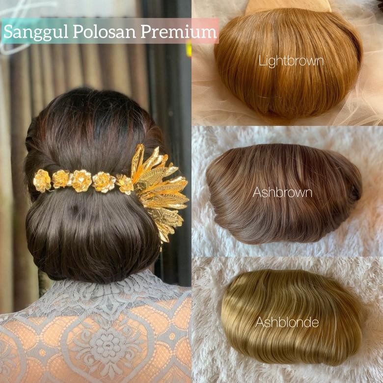 Cod Starlight Bali || Sanggul Polosan Super Tebal / Sanggul Cepol Modern Simple / Sirkam Polos Premi