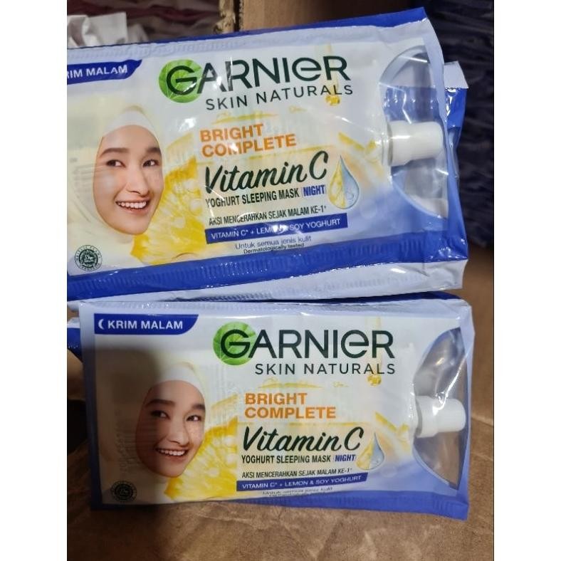 Cod (1Renteng) Cream Garnier Saset Night Cod