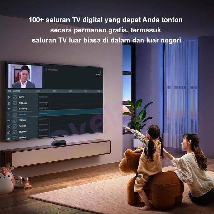 Tripsky Android Tv Box Wifi Miniq3, Set Box Tv Digital 8Gb+128Gb Rom, Support Wifi Microsd Bluetooth